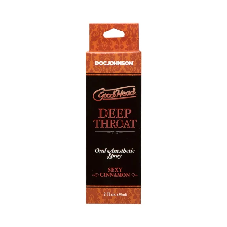 GoodHead Deep Throat Spray Sexy Cinnamon 2 oz.