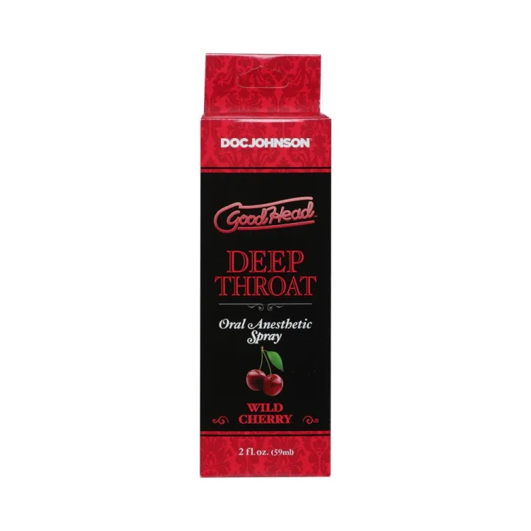 GoodHead Deep Throat Spray Wild Cherry 2 oz. GoodHead Deep Throat Spray Wild Cherry 2 oz.