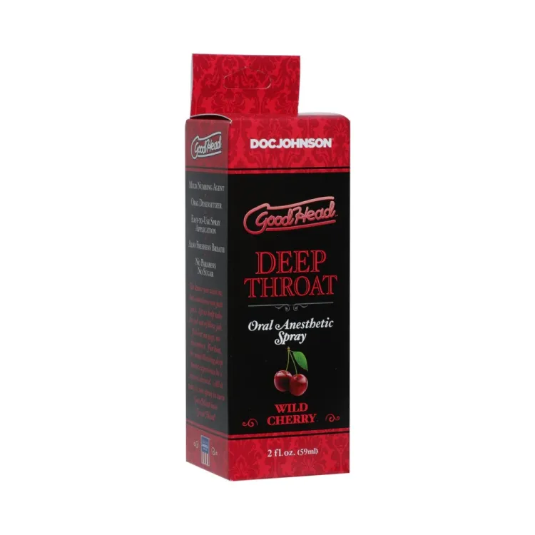 GoodHead Deep Throat Spray Wild Cherry 2 oz. GoodHead Deep Throat Spray Wild Cherry 2 oz.