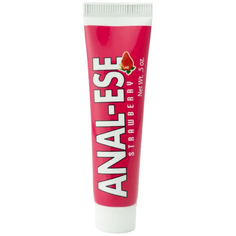 Anal-Ese Strawberry Desensitizing Cream 0.5 oz. Anal-Ese Strawberry Desensitizing Cream 0.5 oz.