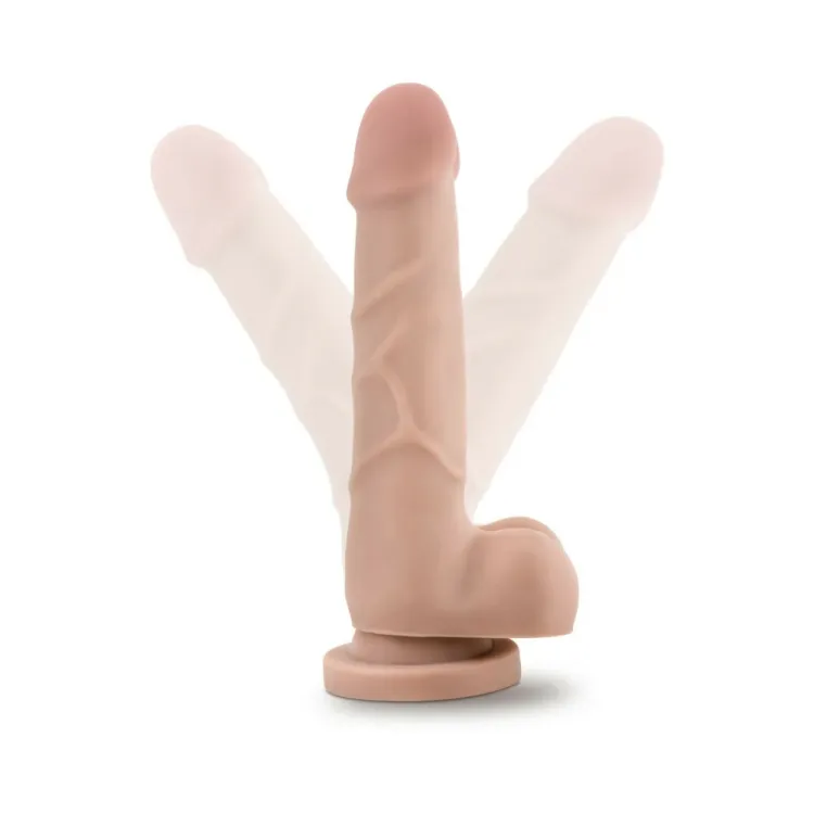 7.75 in. Realistic Dildo with Balls Beige 7.75 in. Realistic Dildo with Balls Beige