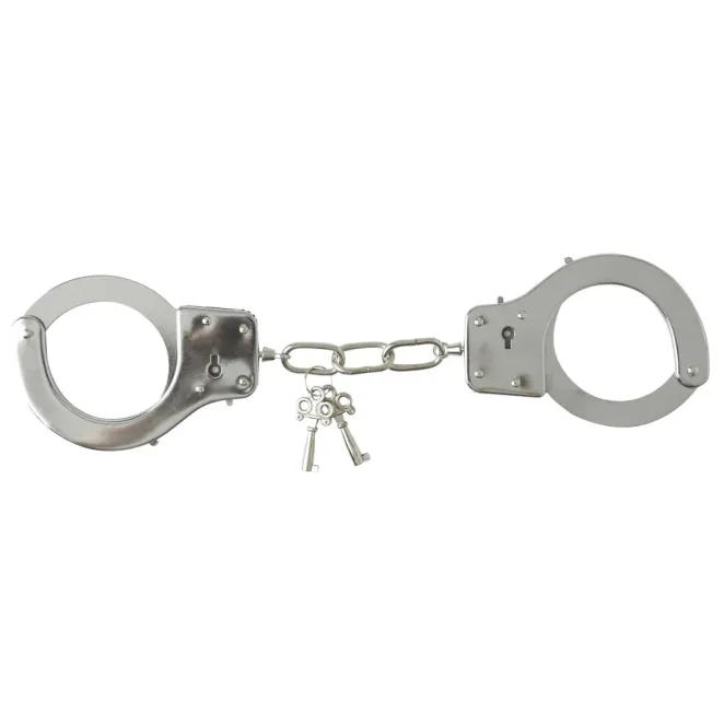 Sex & Mischief Metal Handcuffs with Quick Release