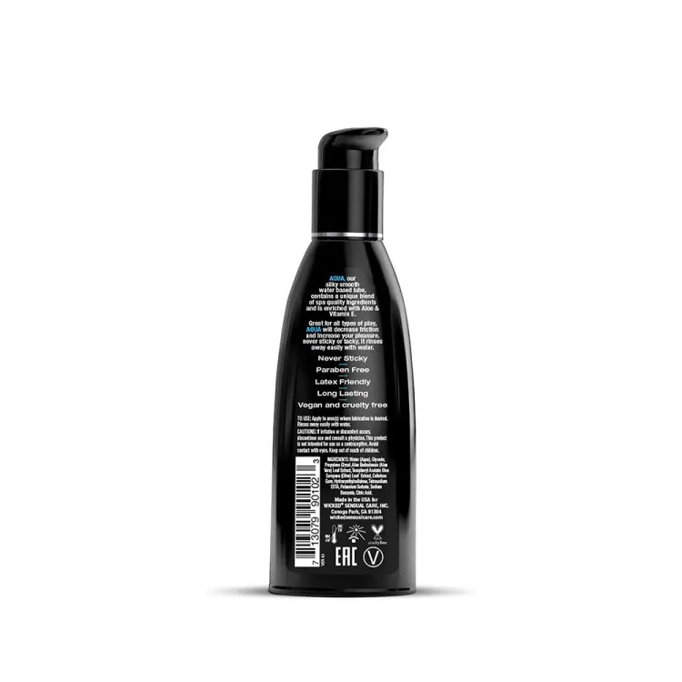 Wicked Aqua Water-Based Lubricant 2 oz. Wicked Aqua Water-Based Lubricant 2 oz.