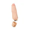 6 Inch Vibrating Realistic Dildo Beige