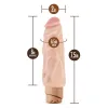 6 Inch Vibrating Realistic Dildo Beige