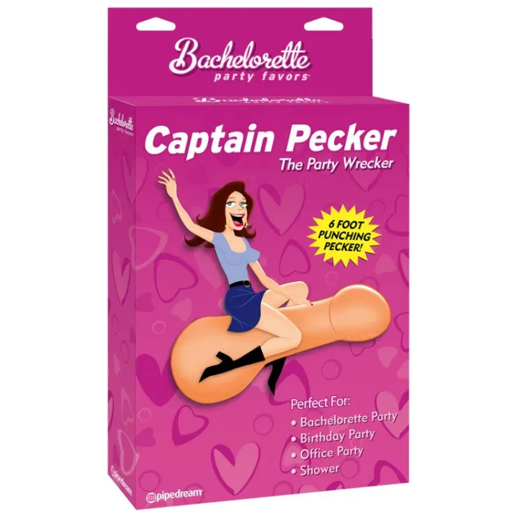 Bachelorette Party Favors Captain Pecker The Party Wrecker Inflatable 6 ft. Pecker Bachelorette Party Favors Captain Pecker The Party Wrecker Inflatable 6 ft. Pecker