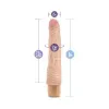 9 in. Realistic Vibrating Dildo Beige