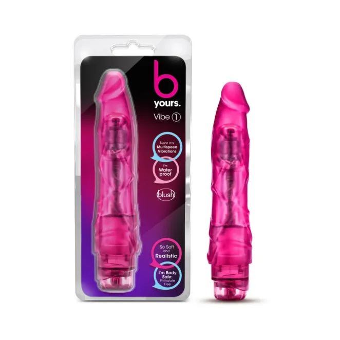 7.5 Inch Vibrating Realistic Dildo Pink