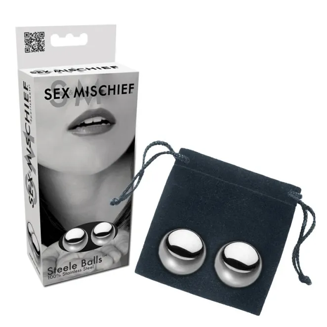 Sportsheets Sex & Mischief Steele Kegel Balls Stainless Steel