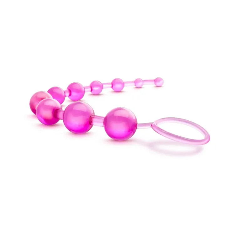 B Yours Basic Anal Beads 12.75 in. Pink B Yours Basic Anal Beads 12.75 in. Pink
