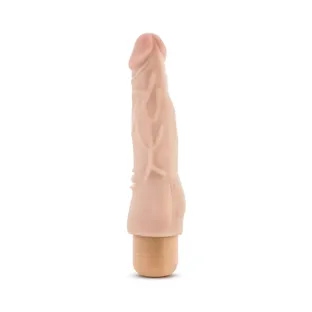 8 in. Realistic Vibrating Dildo Beige