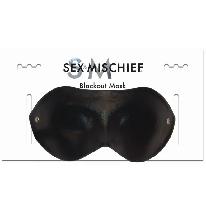 Blackout Mask Blindfold Black