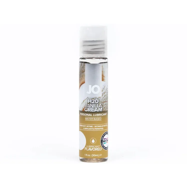 JO H2O Vanilla Cream Flavored Water-Based Lubricant 1 oz. JO H2O Vanilla Cream Flavored Water-Based Lubricant 1 oz.