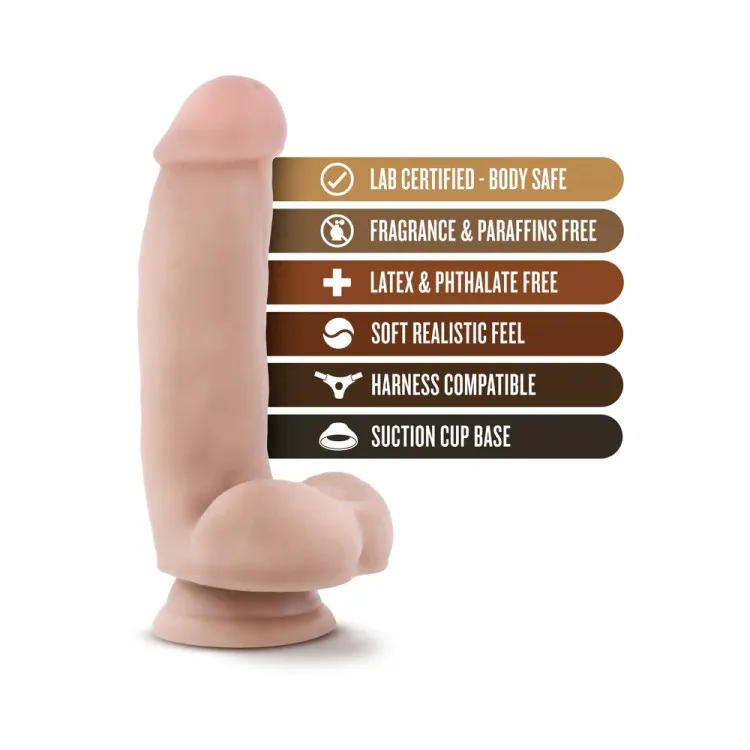 7 in. "The Pizza Boy" Realistic Dildo with Balls 7 in. "The Pizza Boy" Realistic Dildo with Balls
