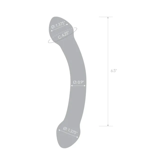 Gläs Sensual Glass Double-Ended G-Spot Dildo