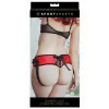 Sportsheets Sunset Lace Corset Strap-On Harness Red