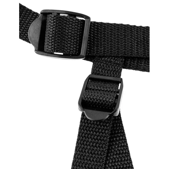 Adjustable Stay-Put Harness Black