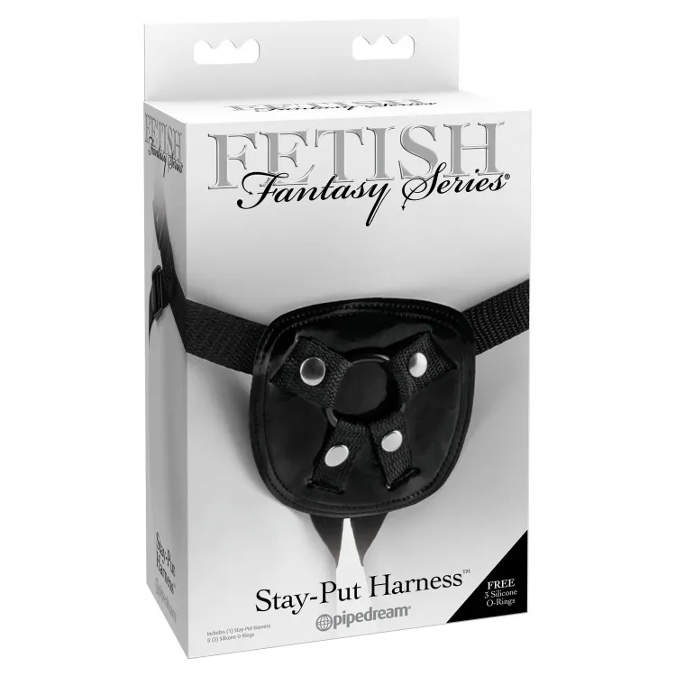 Adjustable Stay-Put Harness Black Adjustable Stay-Put Harness Black