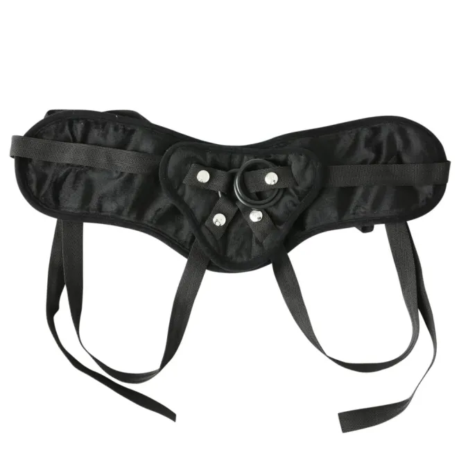 Plus Size Noire Adjustable Strap-On Harness Black