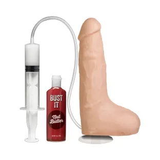 8.5 Inch Doc Johnson Bust It Ejaculating Realistic Dildo with Vac-U-Lock