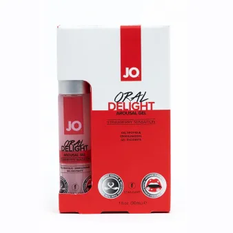 System JO Strawberry Oral Delight Arousal Gel 1 oz.