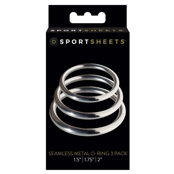Metal O-Ring 3-Pack Silver