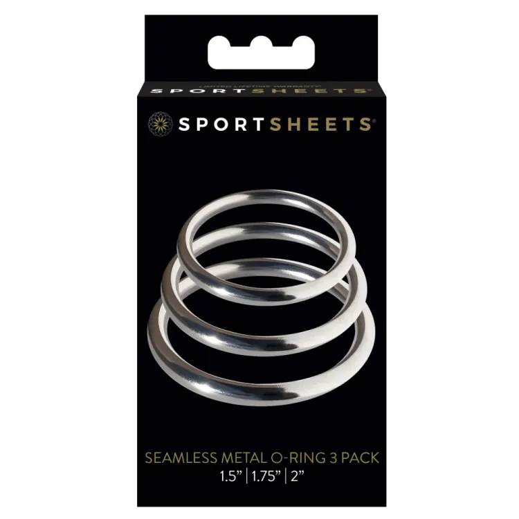 Metal O-Ring 3-Pack Silver Metal O-Ring 3-Pack Silver