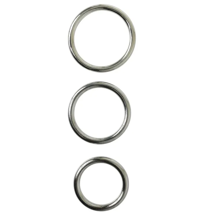 Metal O-Ring 3-Pack Silver Metal O-Ring 3-Pack Silver