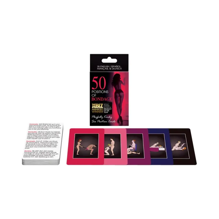 50 Positions of Bondage Game (52301) by Kheper Games | Couples Intimacy Games | SlipDix.com 50 Positions of Bondage Game (52301) | SlipDix.com