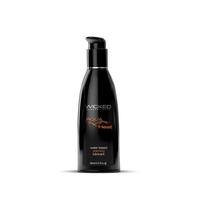Wicked Aqua Heat Water-Based Warming Lubricant 2 oz. Wicked Aqua Heat Water-Based Warming Lubricant 2 oz.