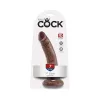 7 Inch King Cock Ultra Realistic Suction Cup Dildo Brown