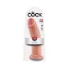 9.5 Inch King Cock Extra Girthy Ultra Realistic Suction Cup Dildo Beige