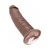 10 Inch King Cock Extra Girthy Ultra Realistic Suction Cup Dildo Brown