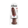 10 Inch King Cock Extra Girthy Ultra Realistic Suction Cup Dildo Brown