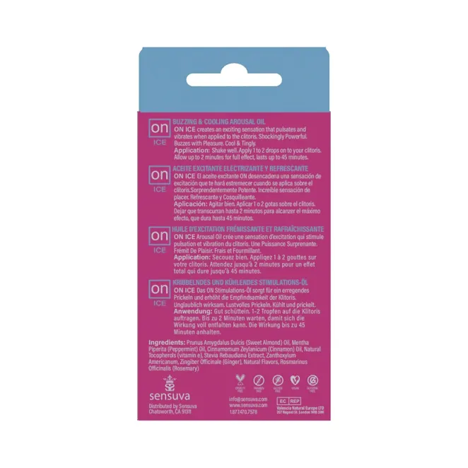 Sensuva ON Ice Arousal Oil 5 ml