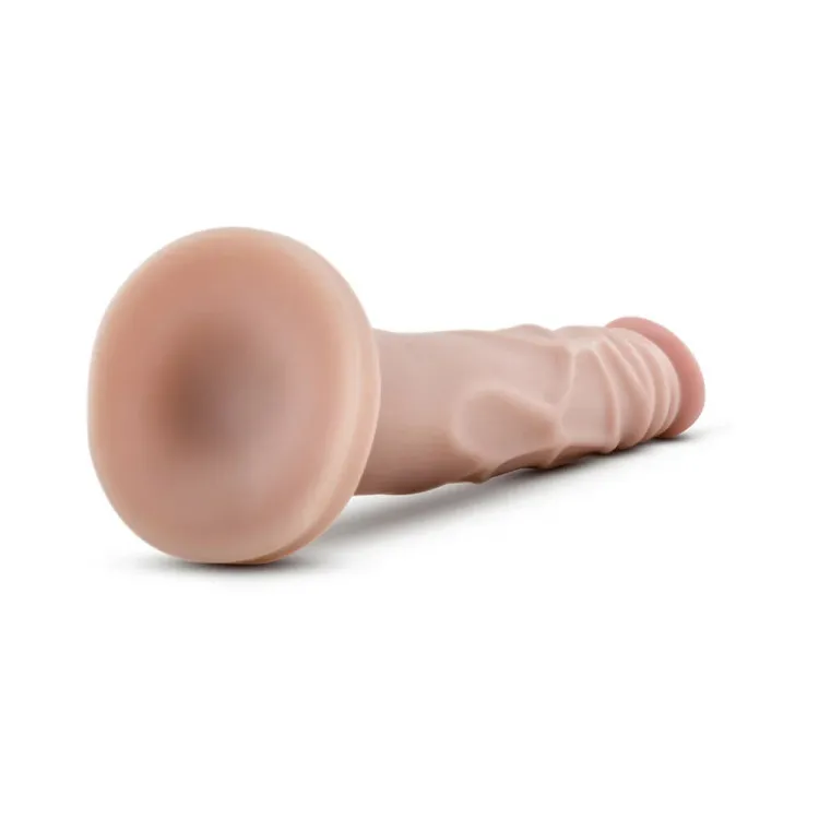 7.5 in. Posable Dual Density Dildo Beige 7.5 in. Posable Dual Density Dildo Beige
