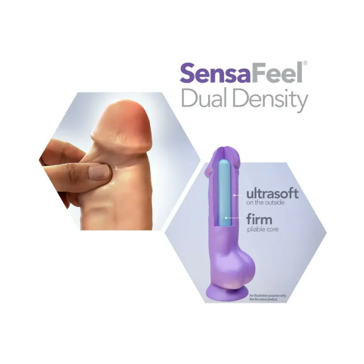 7.5 in. Posable Dual Density Dildo Beige 7.5 in. Posable Dual Density Dildo Beige