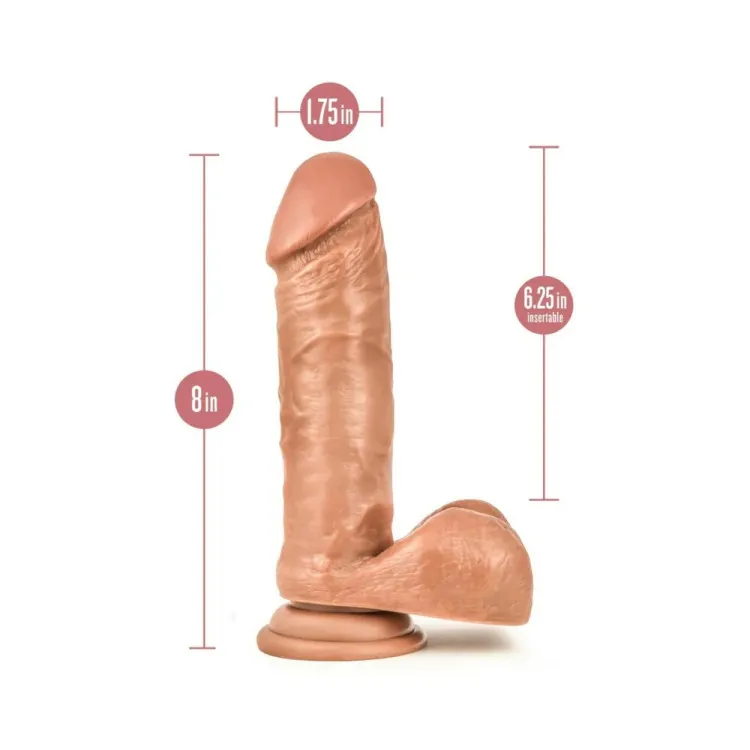 8 in. "The Matador" Realistic Dildo with Balls 8 in. "The Matador" Realistic Dildo with Balls