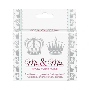 Mr & Mrs Trivia Card Game