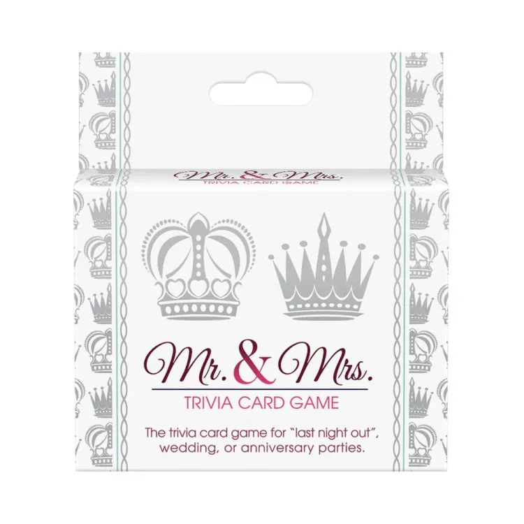 Mr. and Mrs. Trivia Card Game (53604) by Kheper Games | Couples Intimacy Games | SlipDix.com Mr. and Mrs. Trivia Card Game (53604) | SlipDix.com
