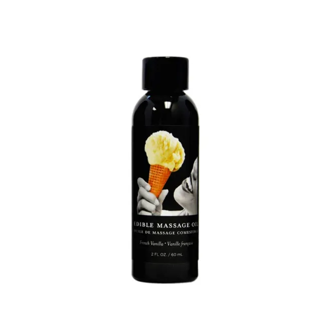 Earthly Body Vanilla Kissable Massage Oil 2 oz.