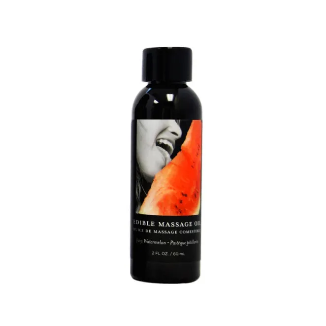 Earthly Body Watermelon Kissable Massage Oil 2 oz.