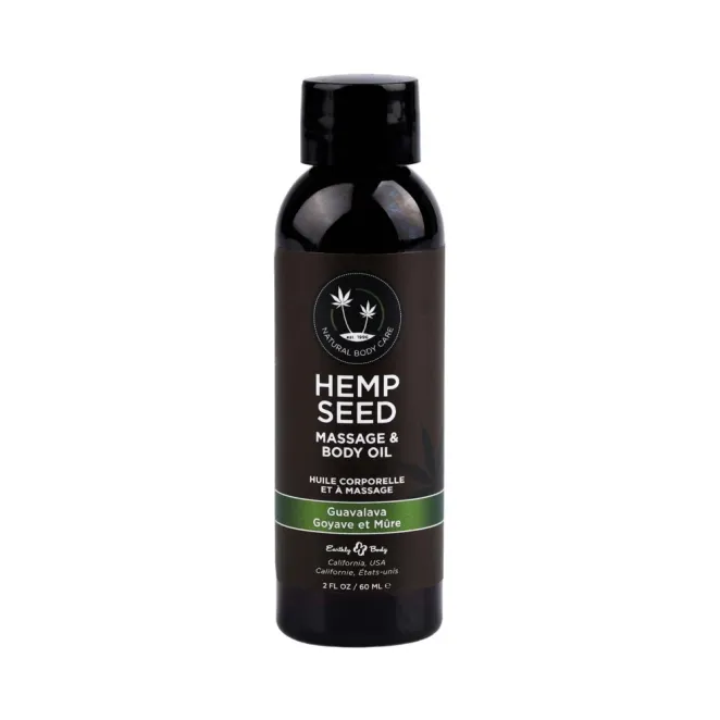 Earthly Body Hemp Seed Massage Oil Gift Set (3 x 2 oz.)