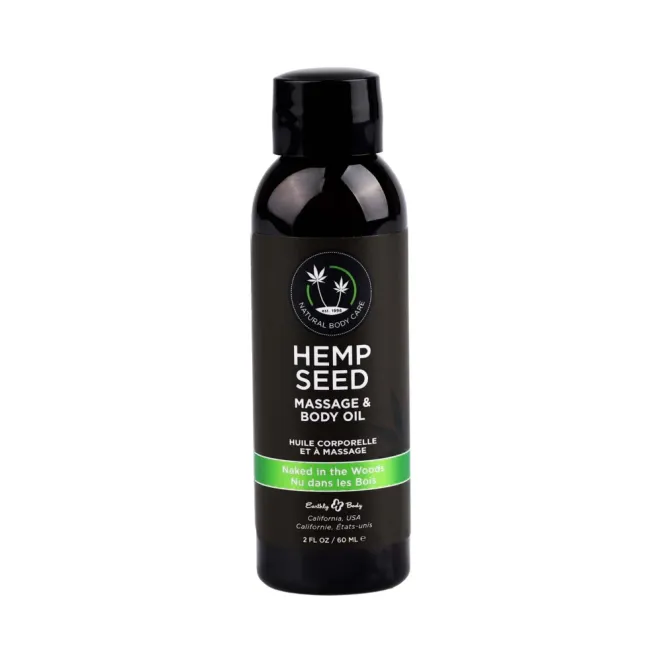 Earthly Body Hemp Seed Massage Oil Gift Set (3 x 2 oz.)