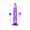 7.5 in. Realistic Dildo Purple