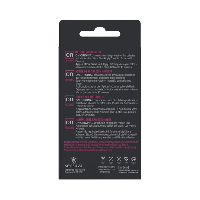 Sensuva ON Original Arousal Oil 5 ml