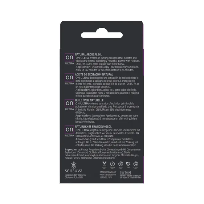 Sensuva ON Ultra Arousal Oil 5 ml (55782) | SlipDix.com