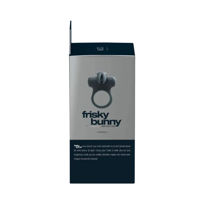 VeDO Frisky Bunny Vibrating Couples Rabbit Cock Ring Black