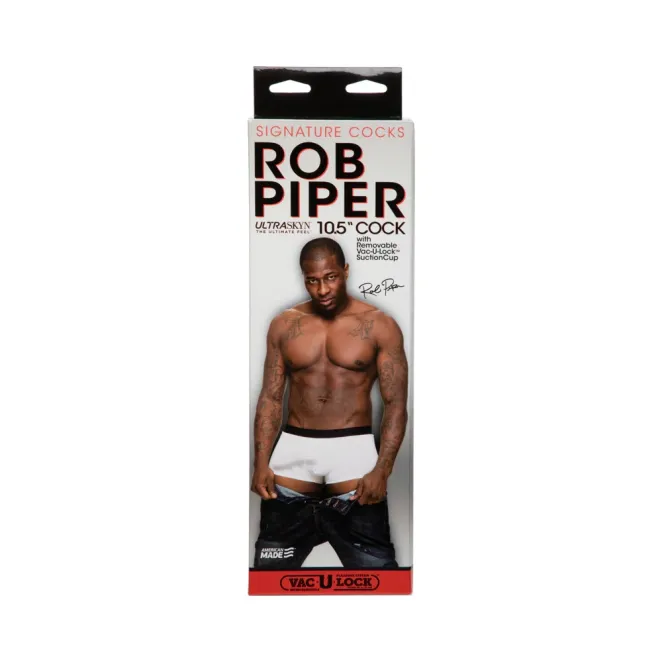 9.5 Inch Doc Johnson Vac-U-Lock Rob Piper Realistic Dildo