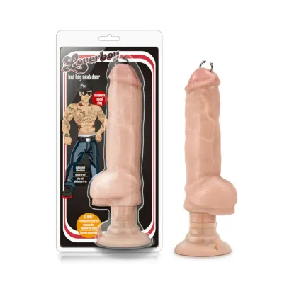 11 Inch "Bad Boy Next Door" Pierced Realistic Vibrating Dildo with Balls